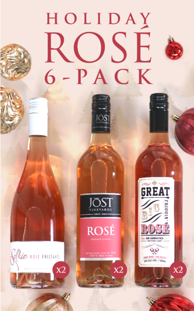 Holiday Rosé Wine 6-Pack