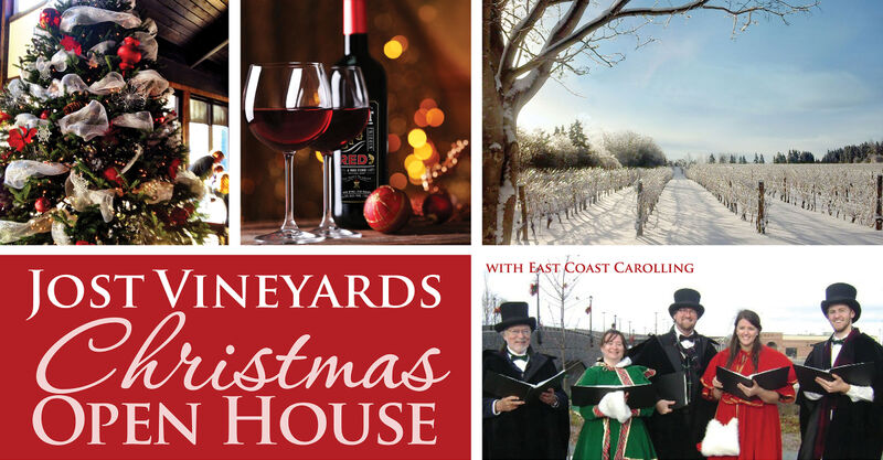 Jost Vineyards Christmas Open House with East Coast Carollers