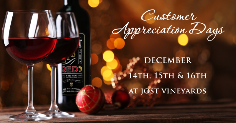 Customer Appreciation Days at Jost Vineyards