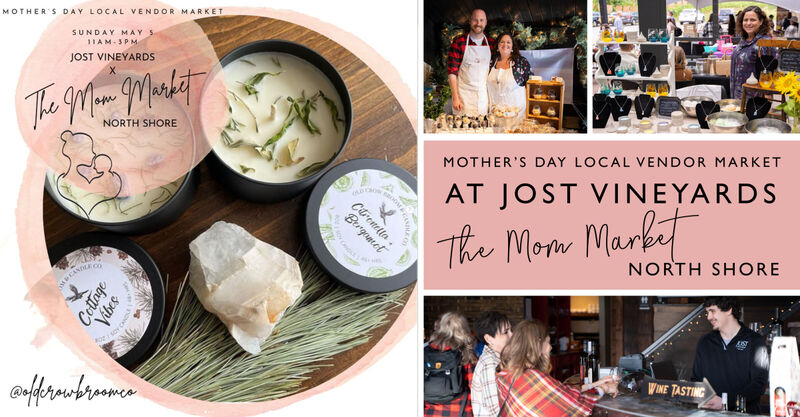 Local Holiday Vendor Market, organized by The Mom Market North Shore hosted at Jost Vineyards