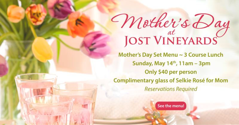 Mother's Day Lunch at Jost Vineyards