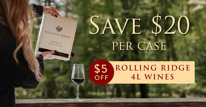 $5 OFF on 4 Litre Wines Special