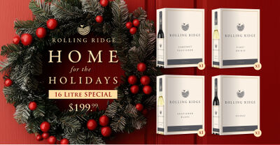 Rolling Ridge Home for the Holidays 16L Wine Case