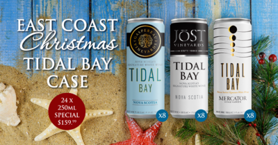 East Coast Christmas 24-case of Tidal Bay in 250ml cans