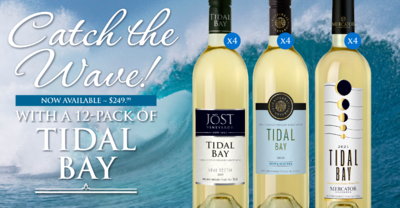 Catch the wave! with a 12-pack of Tidal Bay
