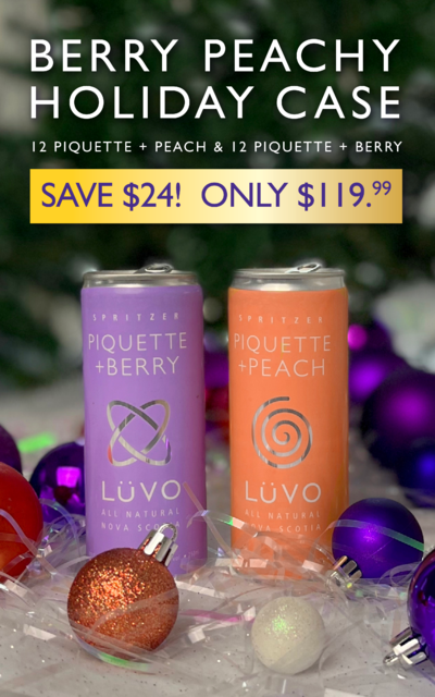 LÜVO Berry Peachy Holiday Case of 24 x 250ml