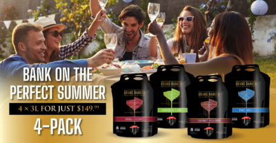 Bank on the Perfect Summer 3L 4-Pack