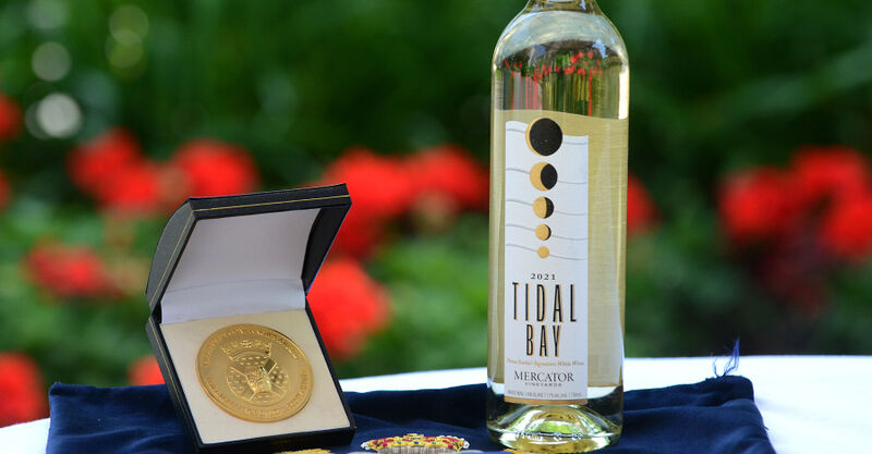 Mercator Tidal Bay with Lieutenant Governor's Award for Excellence in Nova Scotia Wine