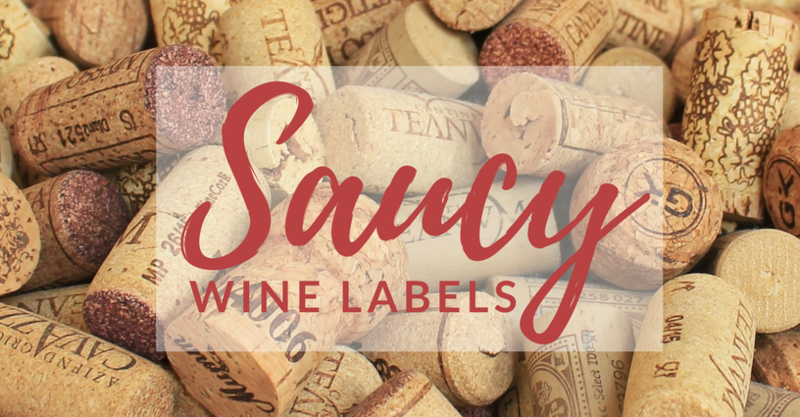 A ‘Saucy’ Wine Label